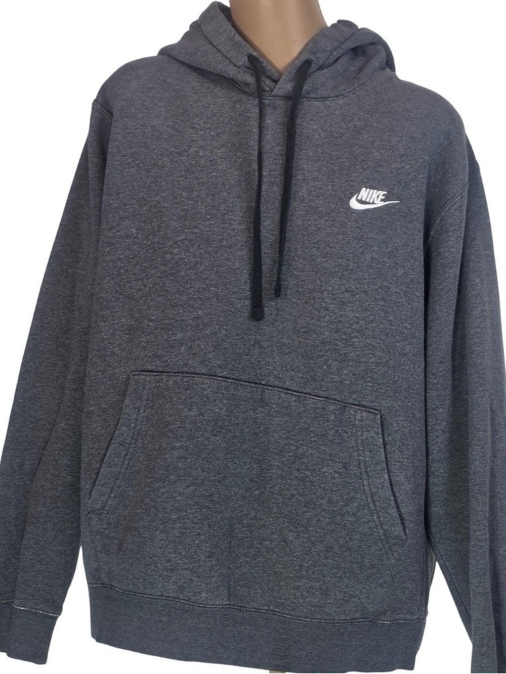 Nike Men's Heather Gray Pullover Hoodie XL
